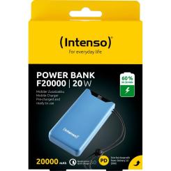 Батарея универсальная Intenso F20000 20000mAh PD/18W, QC3.0, blue Фото 3