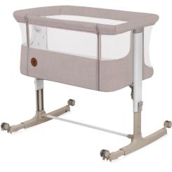 Кроватка Lionelo приставна AURORA BEIGE CAPPUCCINO Фото 1