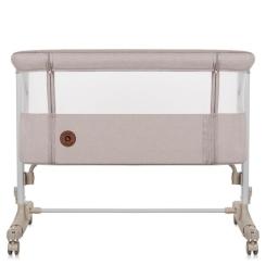 Кроватка Lionelo приставна AURORA BEIGE CAPPUCCINO Фото 3