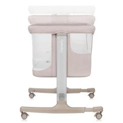 Кроватка Lionelo приставна AURORA BEIGE CAPPUCCINO Фото 6