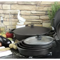 Сковорода Brizoll Monolith чавунна 300х60 мм Фото 7