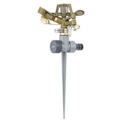 Дождеватель Flora импульсный на металлическом колышке (BRASS+AL) Фото 1