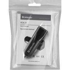 Зарядное устройство Defender 2xUSB 12W 2.1A ECA-24 Фото 2