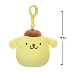 Мягкая игрушка Squishmallows на клипсе - Помпомпурин 9 см Фото 1