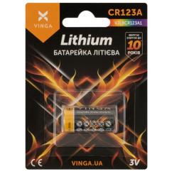 Батарейка Vinga CR123A Lithium Фото