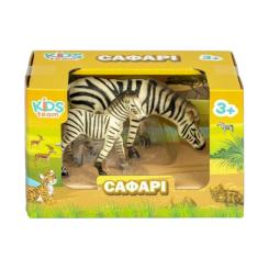 Фигурка Kids Team Сафари Зебра и зебрёнок Фото 1