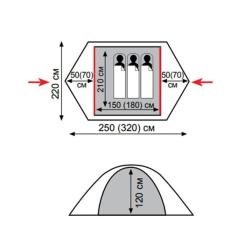 Палатка Tramp Scout 3 v2 Фото 1