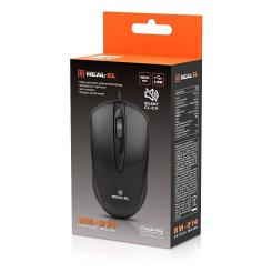 Мышка REAL-EL RM-214 USB Black Фото 6