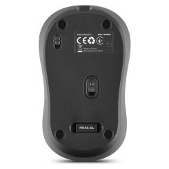 Мышка REAL-EL RM-450W Wireless/Bluetooth Black/Gray Фото 7