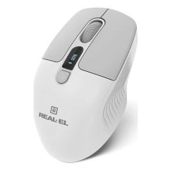 Мышка REAL-EL RM-480W Wireless/Bluetooth White Фото 1