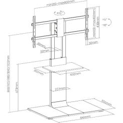 Стойка презентационная OfficePro TVS605 Фото 10