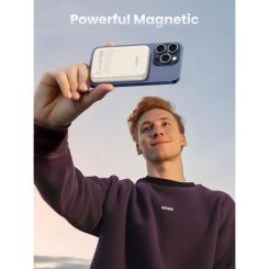 Батарея универсальная Ugreen 10000mAh 20W Magnetic Wireless beige Фото 5
