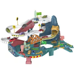 Игровой набор ZIPP Toys Dino автотрек-серпантин електричний, 6 машинок Фото