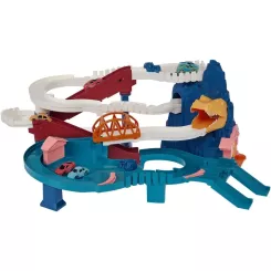 Игровой набор ZIPP Toys Dino автотрек-серпантин електричний, 6 машинок Фото 1