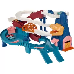 Игровой набор ZIPP Toys Dino автотрек-серпантин електричний, 6 машинок Фото 2