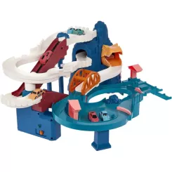 Игровой набор ZIPP Toys Dino автотрек-серпантин електричний, 6 машинок Фото 3