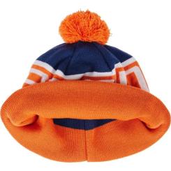 Шапка Brain з помпоном 56 Blue/orange Фото 4