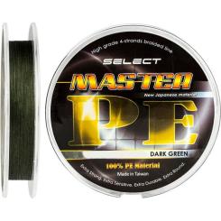 Шнур Select Master PE 100m 0.12мм 15кг темн.-зел. Фото