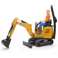 Спецтехника Bruder Мини-экскаватор CAT с фигуркой Фото