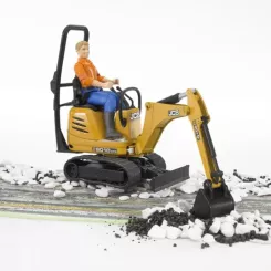 Спецтехника Bruder Мини-экскаватор CAT с фигуркой Фото 4