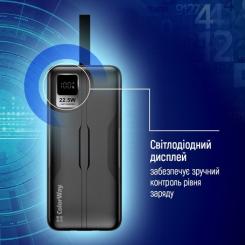 Батарея универсальная ColorWay 50 000 mAh PD/18W, QC3.0/22.5, Digital Display, Bl Фото 10