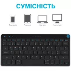 Клавиатура Jlab GO Bluetooth/Wireless Black Фото 4