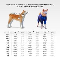Ветровка для животных WAUDOG Clothes Нескінченні світи M 45 Фото 1