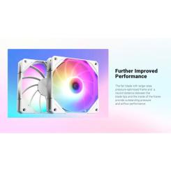 Кулер для корпуса ID-Cooling TF-12025-PRO ARGB REVERSE WHITE Фото 10
