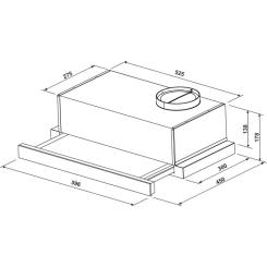 Вытяжка кухонная GRANADO Telde 602-450 inox Фото 8