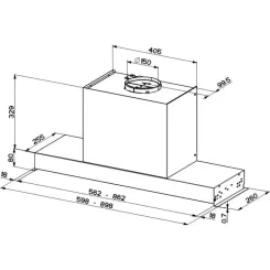 Вытяжка кухонная Faber Ultra Slim X Kl A90 Фото 1