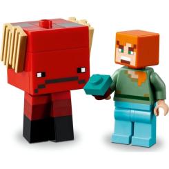 Конструктор LEGO Minecraft Битва с лавой в Незере Фото 7