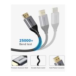 Кабель мультимедийный Cabletime HDMI M to HDMI M 1.0m V2.1 Фото 2