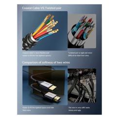 Кабель мультимедийный Cabletime HDMI M to HDMI M 1.0m V2.1 Фото 5