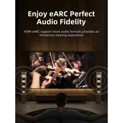 Кабель мультимедийный Cabletime HDMI M to HDMI M 100.0m V2.1 AOC Фото 6