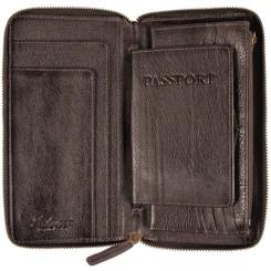 Портмоне Ashwood Дорожное TW01 Brown Фото 2