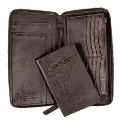 Портмоне Ashwood Дорожное TW01 Brown Фото 4