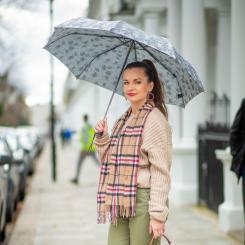 Зонт Fulton Diamond L852 Marquise - Jacquard Floral Фото 3