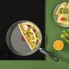 Сотейник Tefal Renewal, 24см, алюміній, бакеліт, скло, сірий Фото 1
