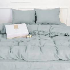 Постельное белье MirSon Лен Natural Linen Caspian 143x210 Фото 4