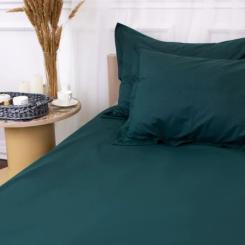 Постельное белье MirSon Poplin Line 091 Emerald 110x140 Фото 3