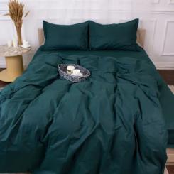 Постельное белье MirSon Poplin Line 091 Emerald 110x140 Фото 4