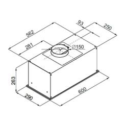 Вытяжка кухонная Hansa OMC6551BH Фото 6