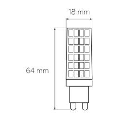 Лампочка Eurolamp LED G9 6W 600Lm 4000K Фото 2