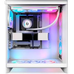 Корпус для ПК NZXT H7 Flow RGB All White Фото 5