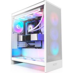 Корпус для ПК NZXT H7 Flow RGB All White Фото 8