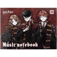 Тетрадь Kite для нот Harry Potter А5, 20 аркушів Фото