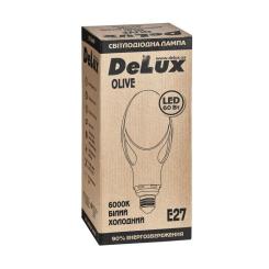 Лампочка Delux OLIVE 60w E27 6000K Фото 2