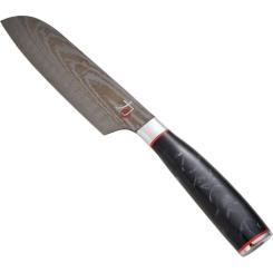 Кухонный нож MasterPro Tetsu, сантоку, 17.5 см, чорний Фото 2