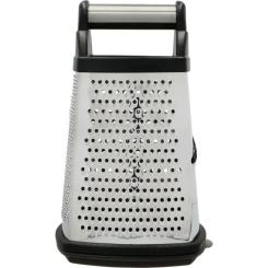 Терка KitchenAid Universal чотирьохстороння з контейнером, чорна Фото 2