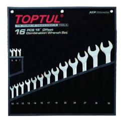 Ключ Toptul рожково-накидной 16 шт. 7-32 Hi-Performance Фото